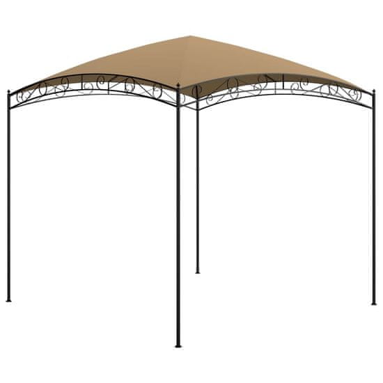 Vidaxl Paviljon 3x3x2,65 m taupe 180 g/m2