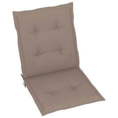 Vidaxl Blazine za vrtne stole 6 kosov taupe 100x50x3 cm oxford tkanina