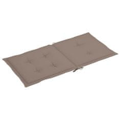 Vidaxl Blazine za vrtne stole 6 kosov taupe 100x50x3 cm oxford tkanina