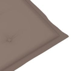 Vidaxl Blazine za vrtne stole 6 kosov taupe 100x50x3 cm oxford tkanina