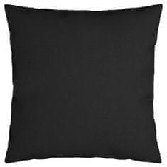 Vidaxl Okrasne blazine 4 kosi črne 60x60 cm blago