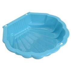 Vidaxl Peskovniki, 2 kosa, modri, 77x87x21 cm, plastika