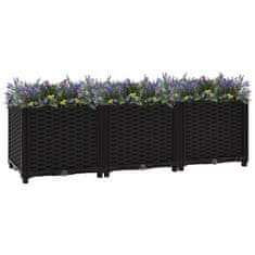 Vidaxl Visoka greda 120x40x38 cm polipropilen