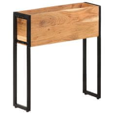 Vidaxl Cvetlično korito 60x20x68 cm trden akacijev les