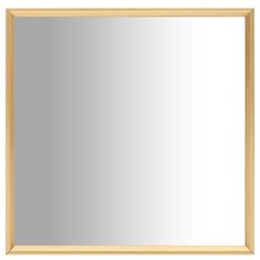 Vidaxl Ogledalo zlato 70x70 cm