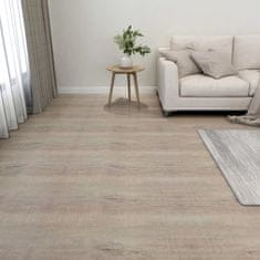 Vidaxl Samolepilne talne plošče 55 kosov PVC 5,11 m2 taupe