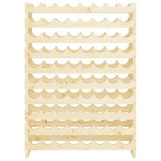 Vidaxl Stojalo za vino 83x29x112 cm trdna borovina