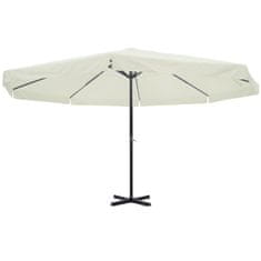 Vidaxl Senčnik Bele Barve Aluminij 500 cm