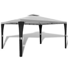 Vidaxl Paviljon s streho 3x4 m kremno bel