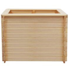 Vidaxl Visoka greda 100x100x80 cm borovina 19 mm