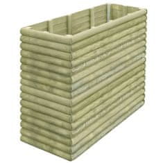 Vidaxl Visoka greda 150x56x96 cm impregnirana borovina 19 mm