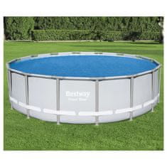 Vidaxl Bestway solarno pokrivalo za bazen Flowclear, okroglo, 462 cm, modro