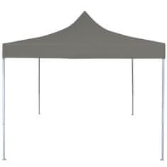 Vidaxl Zložljivi pop-up šotor za zabave 3x3 m antracitna