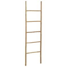 Vidaxl Lestev za brisače s 5 prečkami 170 cm bambus