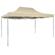 shumee Profesionalni zložljiv šotor za zabave aluminij 3x4 m krem