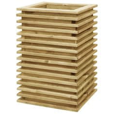 Vidaxl Visoka greda 50x50x80 cm impregnirana borovina