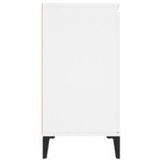 Vidaxl Komoda bela 102x35x70 cm iverna plošča