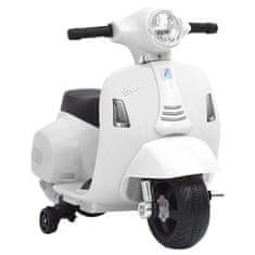 Vidaxl Otroški električni motor Vespa GTS300 bele barve
