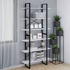 Vidaxl Visoka omara bela 100x30x210 cm iverna plošča