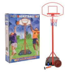 Vidaxl Prenosni košarkarski komplet nastavljiv 200-236 cm