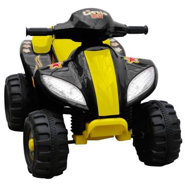 Vidaxl Otroci Quad bicikel električni Rumena in Črna