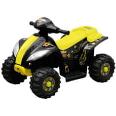 Vidaxl Otroci Quad bicikel električni Rumena in Črna