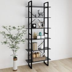 Vidaxl Visoka omara siva 80x30x210 cm iverna plošča
