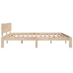 Vidaxl Posteljni okvir iz trdnega lesa 180x200 cm 6FT