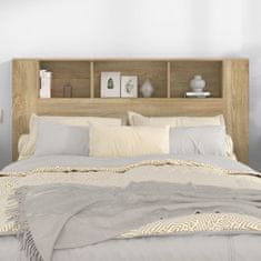 Vidaxl Vzglavna omarica sonoma hrast 160x18,5x104,5 cm