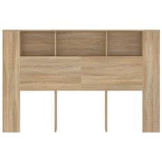 Vidaxl Vzglavna omarica sonoma hrast 160x18,5x104,5 cm