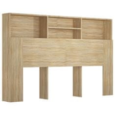 Vidaxl Vzglavna omarica sonoma hrast 160x19x103,5 cm