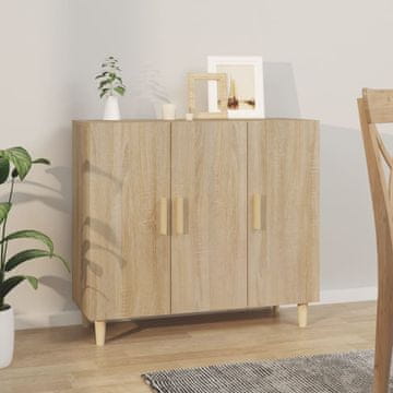 Vidaxl vidaXL Omarica, hrast sonoma, 90x34x80 cm, material na osnovi lesa