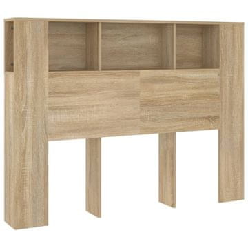 Vidaxl Vzglavna omarica sonoma hrast 140x18,5x104,5 cm