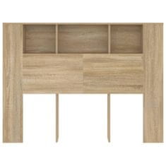 Vidaxl Vzglavna omarica sonoma hrast 140x18,5x104,5 cm