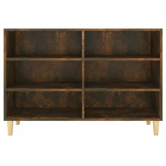 Vidaxl Komoda dimljeni hrast 103,5x35x70 cm iverna plošča