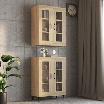 Vidaxl vidaXL Stenska omarica sonoma hrast 69,5x34x90 cm