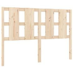 Vidaxl Posteljno vzglavje 140,5x4x100 cm trdna borovina