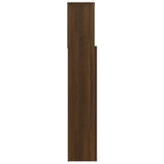 Vidaxl Vzglavna omarica rjavi hrast 100x19x103,5 cm