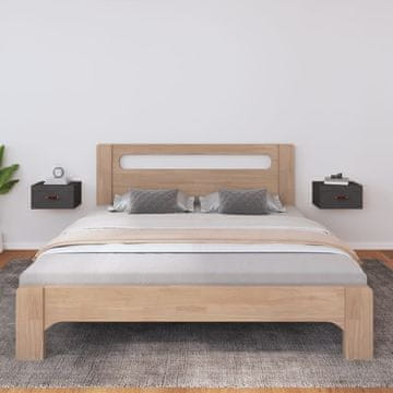 Vidaxl vidaXL Stenske nočne omarice, komplet 2 kosov, 40 x 29,5 x 22 cm, sive