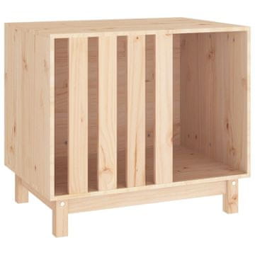 Vidaxl Pasja uta 70x50x62 cm trdna borovina