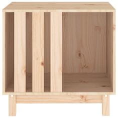 Vidaxl Pasja uta 60x45x57 cm trdna borovina