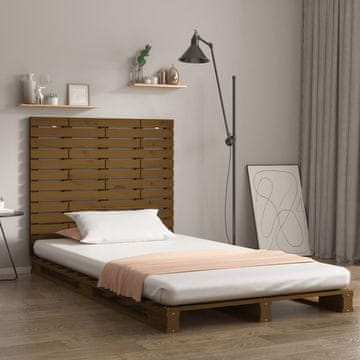 Vidaxl vidaXL Vzglavje postelje 126x3x91,5 cm borov les