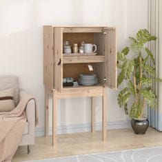 Vidaxl Visoka omara 60x40x120 cm trdna borovina
