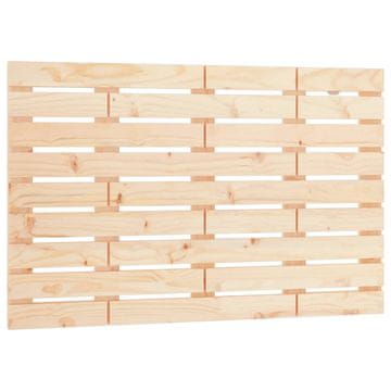 Vidaxl Stensko posteljno vzglavje 96x3x63 cm trdna borovina