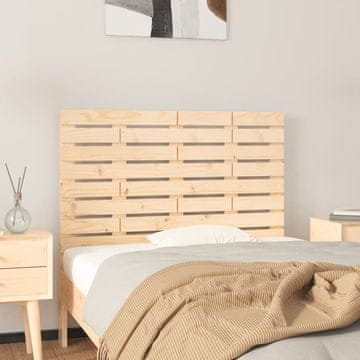 Vidaxl vidaXL Vzglavje postelje 96x3x63 cm masivni borov les