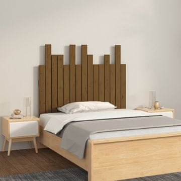 Vidaxl vidaXL Vzglavje postelje 95,5x3x80 cm borov les