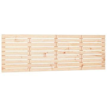 Vidaxl Stensko posteljno vzglavje 166x3x63 cm trdna borovina
