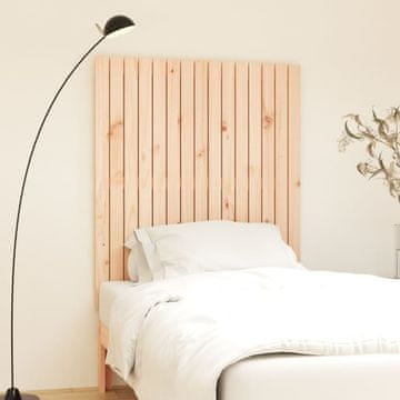 Vidaxl vidaXL Vzglavje postelje 95,5x3x110 cm masivni borov les