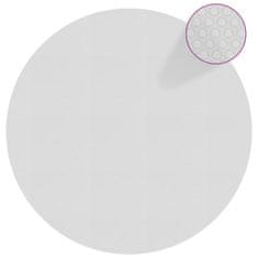 Vidaxl Plavajoča PE solarna folija za bazen 527 cm siva