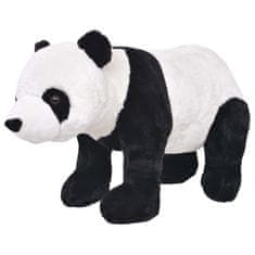 Greatstore Stoječa plišasta panda XXL črna in bela